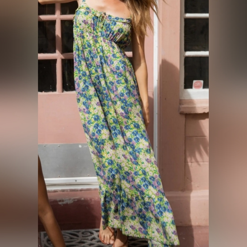 Large Natural life maxi dress